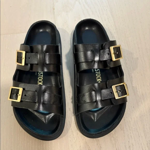 Birkenstock St Barths Natural leather sandals size 38 - Picture 2 of 4